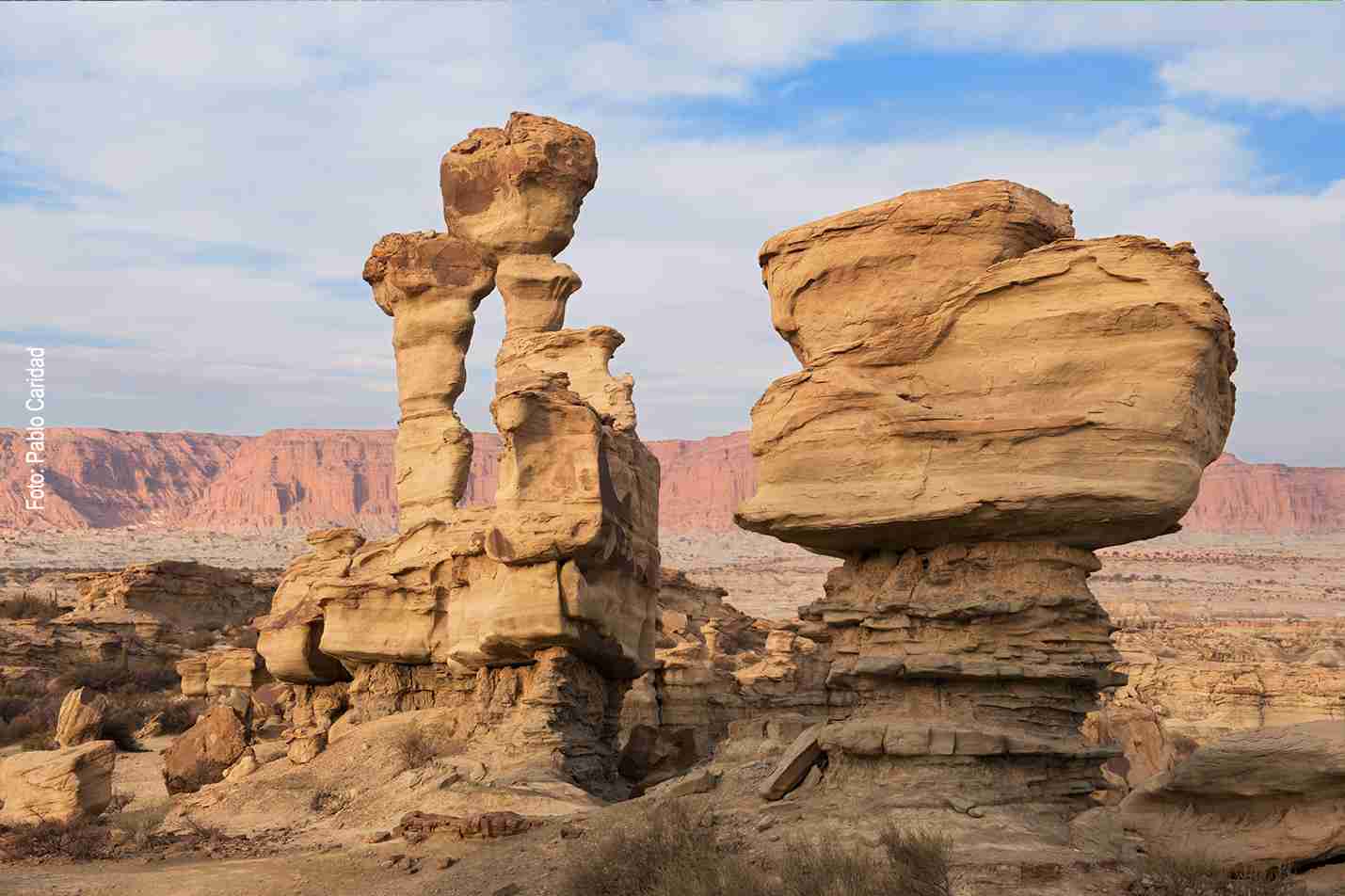 Huge rock formations in Argentina