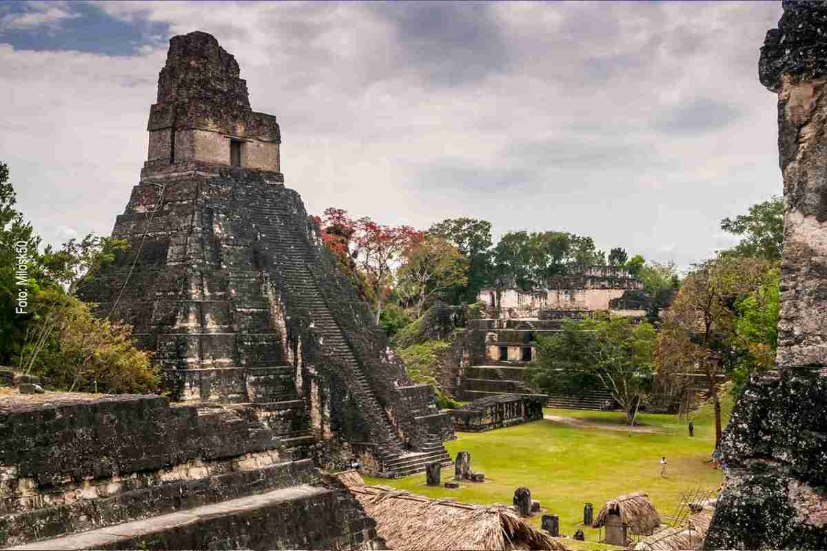 Main plaza of the Tikal ruins